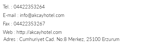 Byk Akay Hotel telefon numaralar, faks, e-mail, posta adresi ve iletiim bilgileri